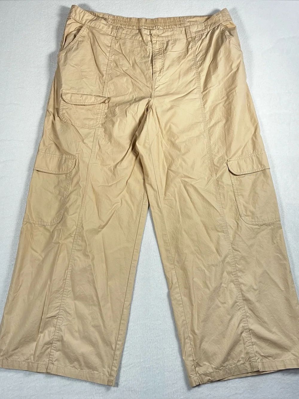 Wild Fable Beige Cargo Pants - Lightweight Utility Style NWOT size XXL